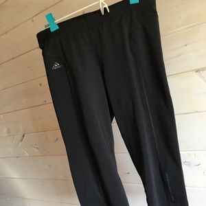 Adidas | Black Core Performance Cropped Leggings